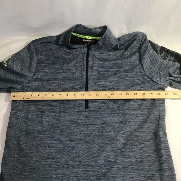 New Reebok One Series Long Sleeve 1/2 Zip Hoodie - Picture 6 of 7